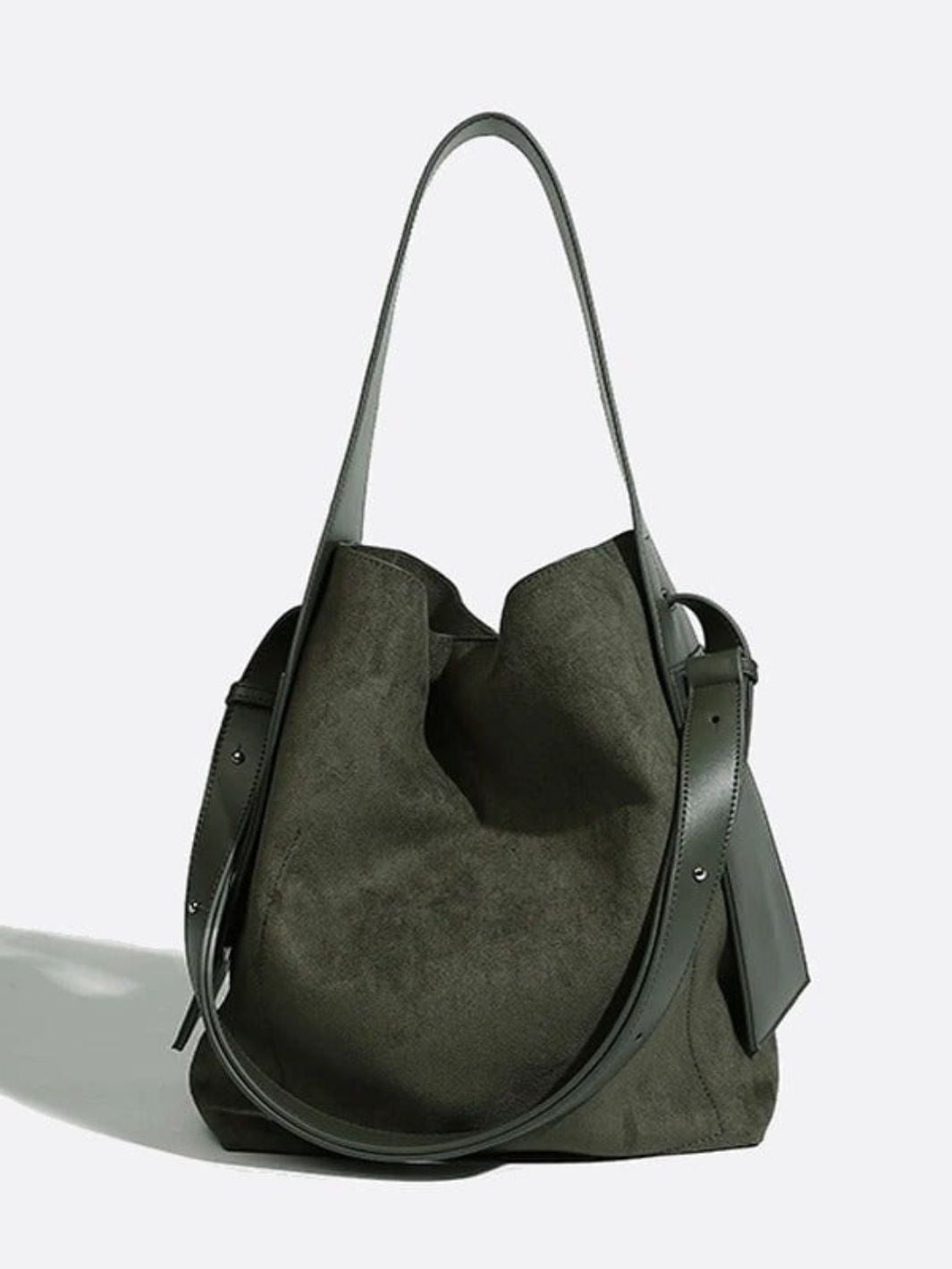 Sac fourre-tout daim vert