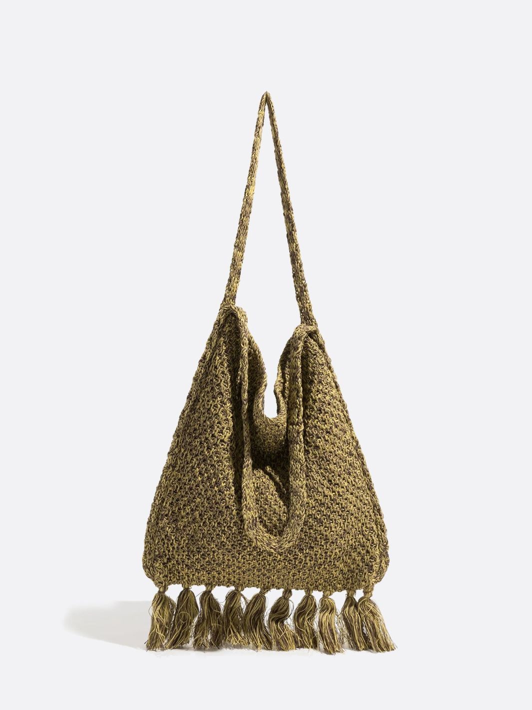 Sac fourre-tout crochet vert