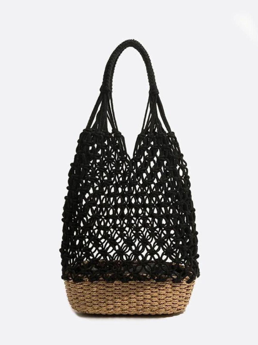 sac fourre-tout filet noir