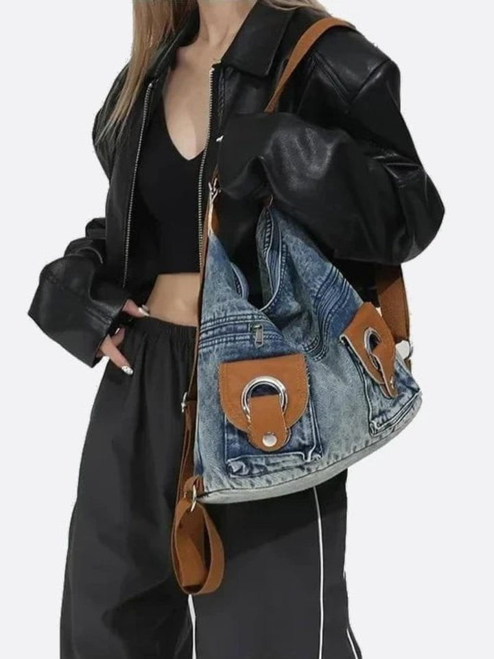 Sac femme fourre-tout jean