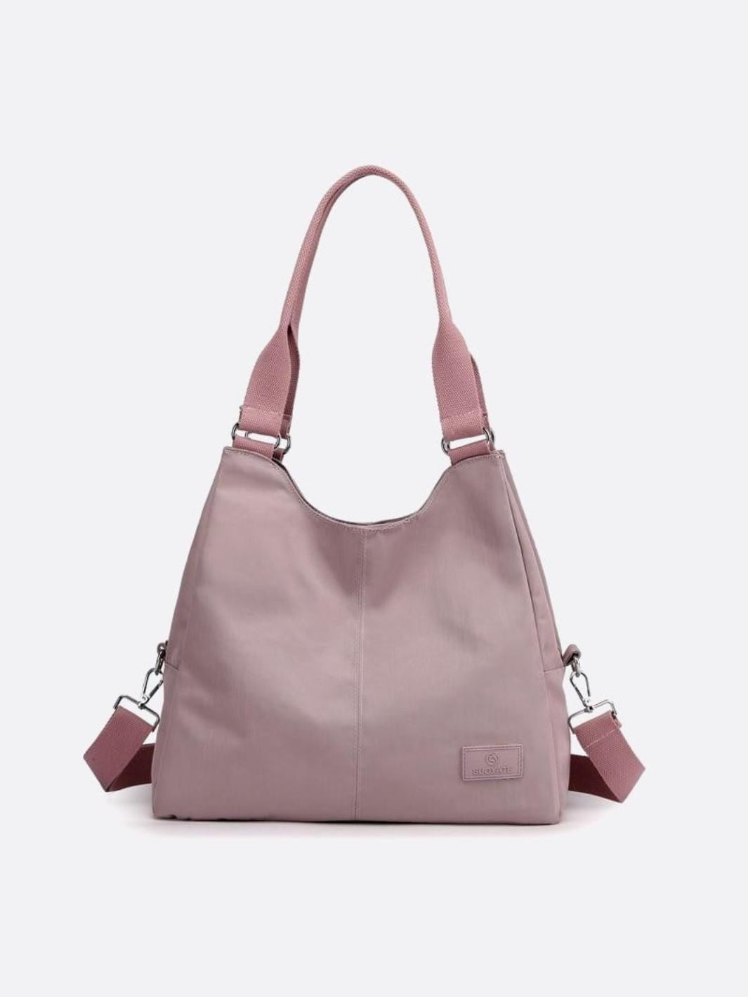 Sac fourre-tout nylon rose pâle