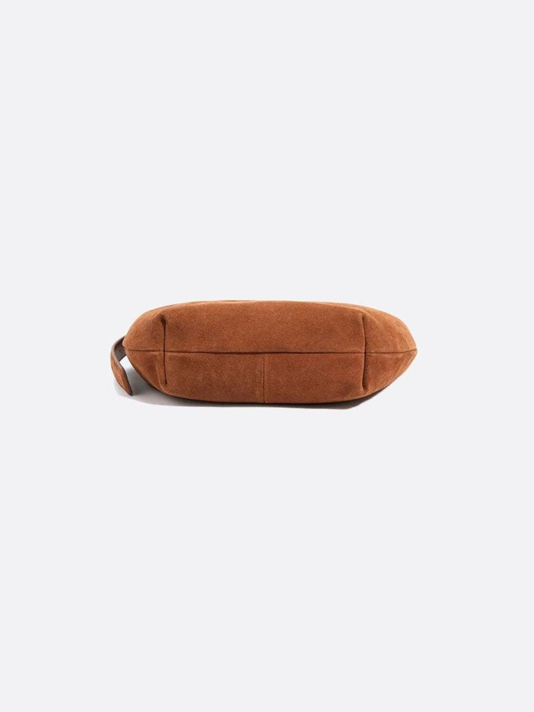 Suede hobo bag