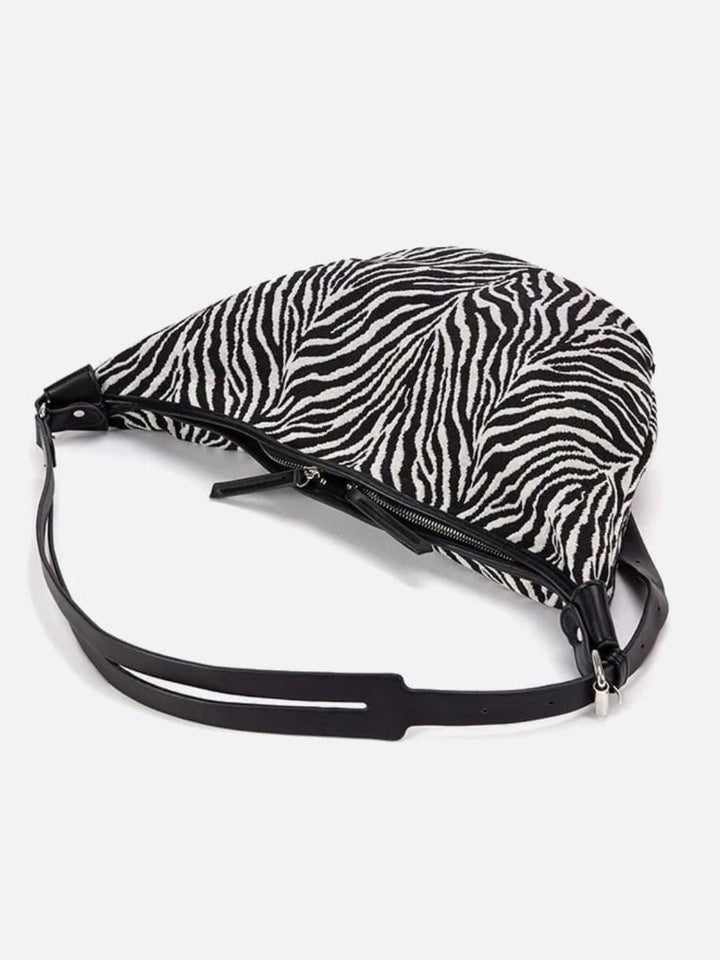 bolso hobo cebra