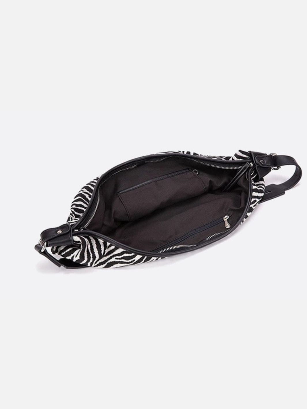 bolso hobo cebra