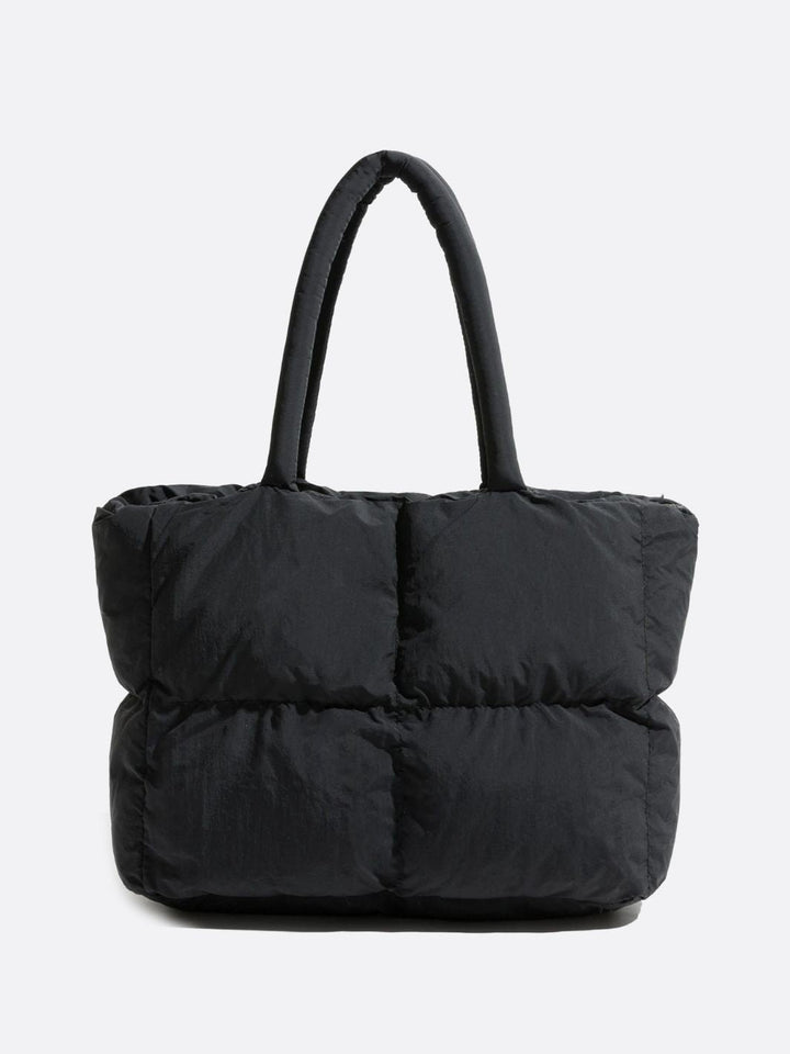 Sac matelassé nylon noir