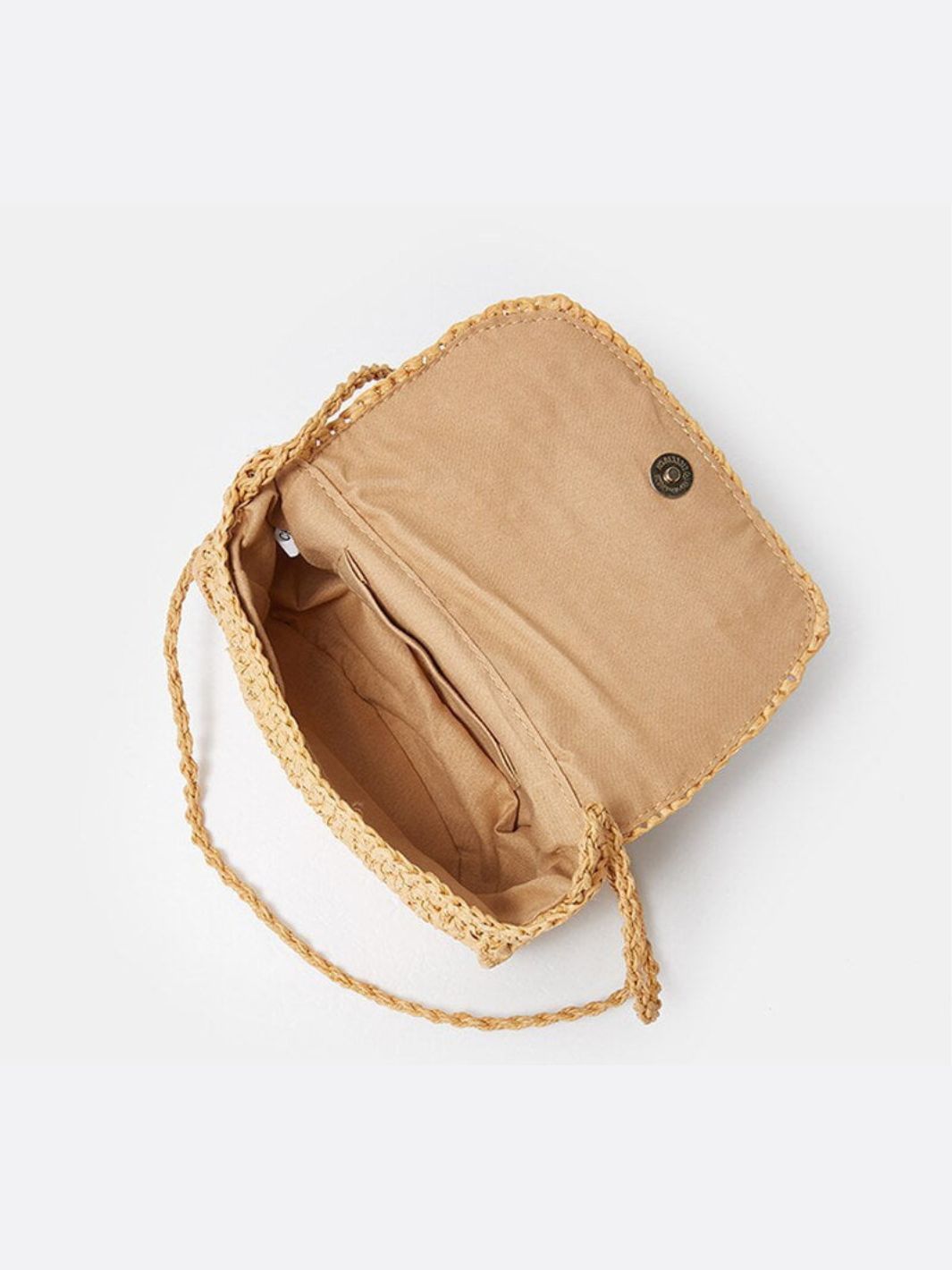 Straw shoulder bag