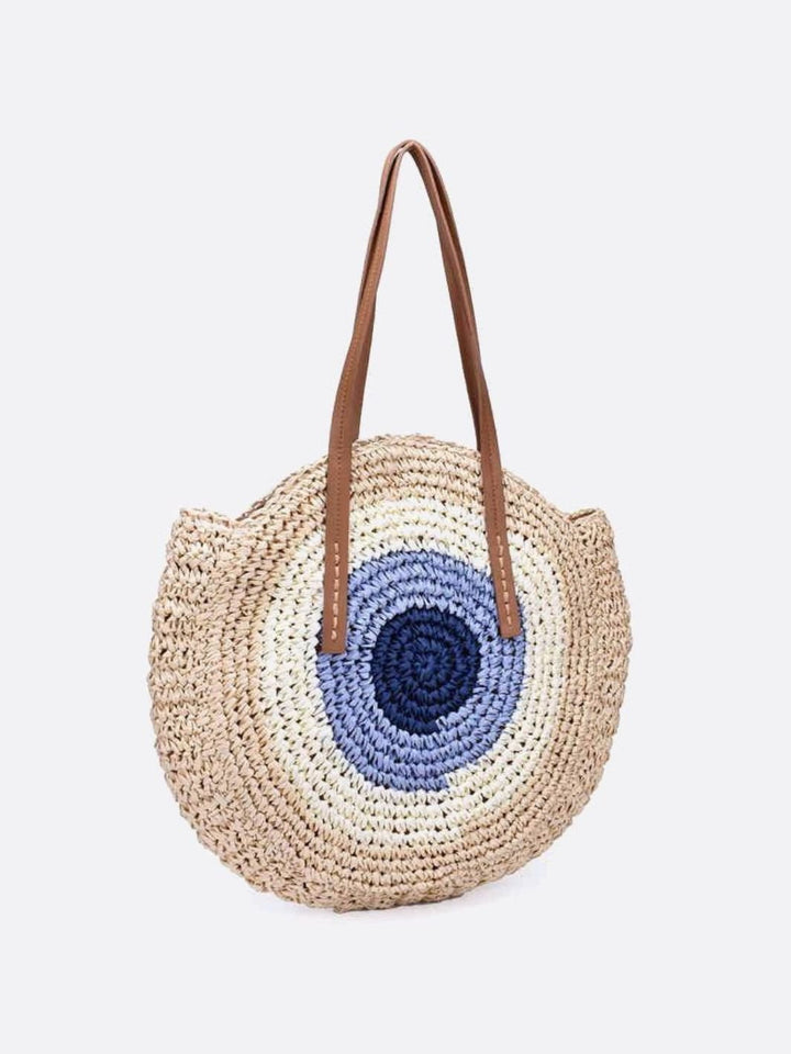 Sac beige paille