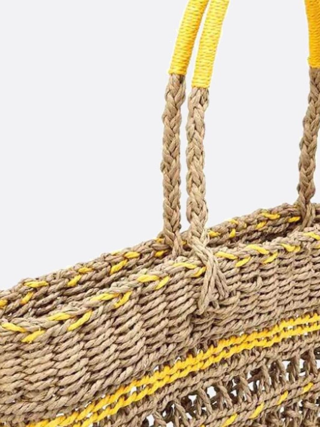 Rope basket bag 