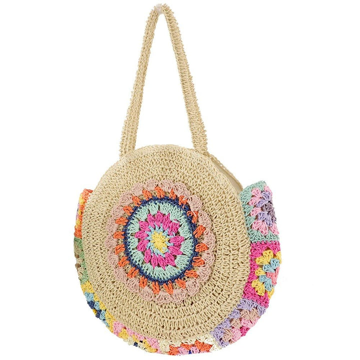 sac rond paille