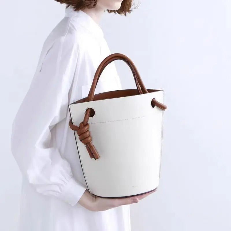 sac seau blanc